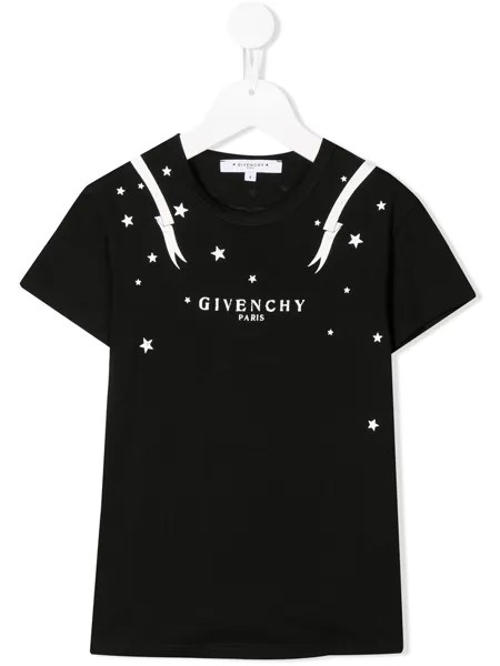 Givenchy Kids футболка с принтом