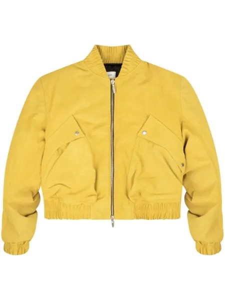 RHUDE бомбер с карманами, желтый
