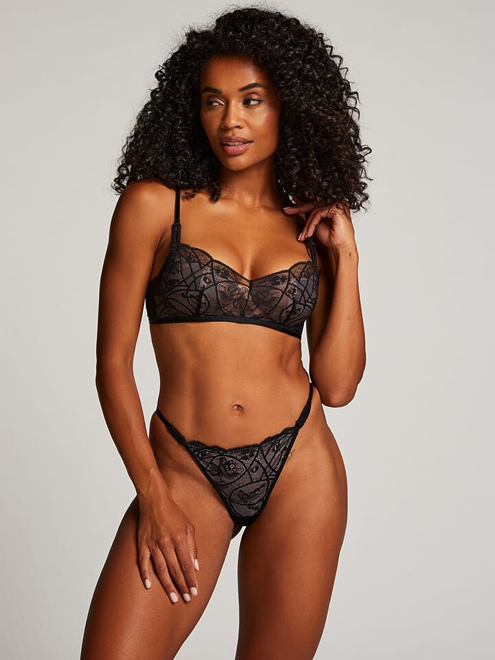 Бюстгальтер на косточках Hunkemöller Luna, черный