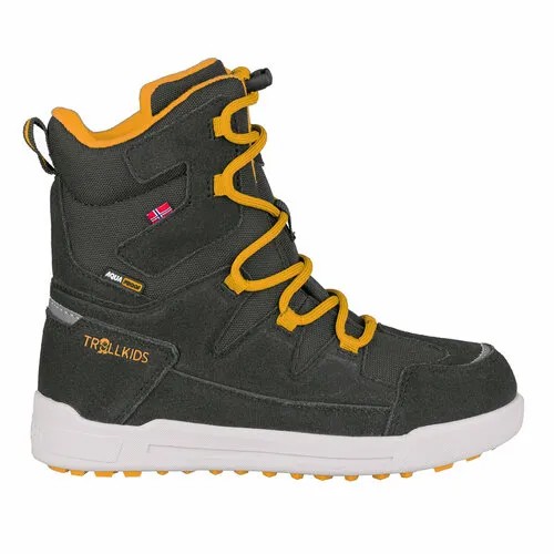 Ботинки Trollkids Kids Finnmark Winter Boots, размер 35, черный, желтый