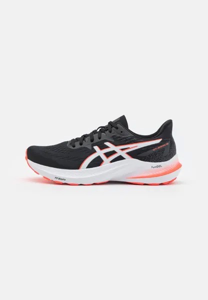 Кроссовки для стабилизирующего бега Gt-2000 ASICS, цвет black/sunrise red