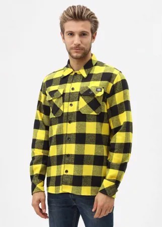 Рубашка DICKIES Sacramento Relaxed Long Sleeve Shirt Yellow 2020