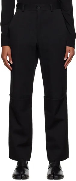 Черные брюки с разрезом Comme des Garçons Homme Plus