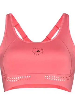 Adidas by Stella McCartney спортивный бюстгальтер TruePurpose с U-образным вырезом