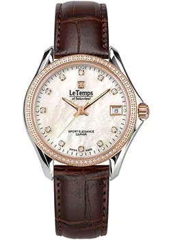Швейцарские наручные  женские часы Le Temps LT1030.45BL52. Коллекция Sport Elegance