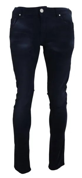 Джинсы ACHT Синие хлопковые вельветовые тонкие эластичные мужские повседневные брюки IT48/W34 200 долларов США