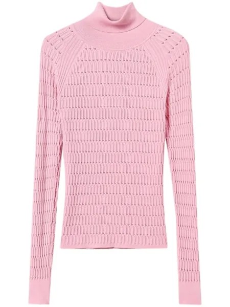 TWINSET джемпер с высоким воротником, розовый