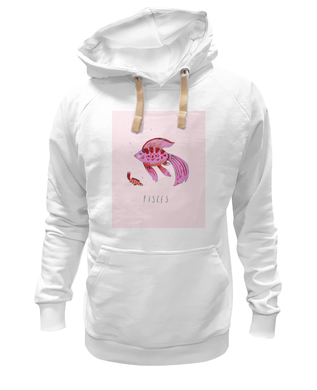 Худи Printio Знаки зодиака. рыбы. белое 2XL