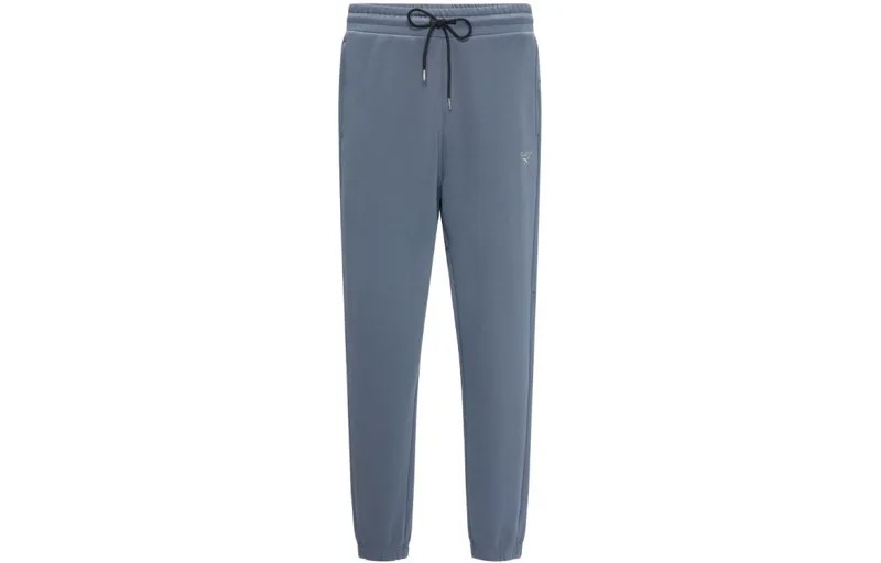 Трикотажные спортивные штаны унисекс Reebok, цвет Blue/Gray