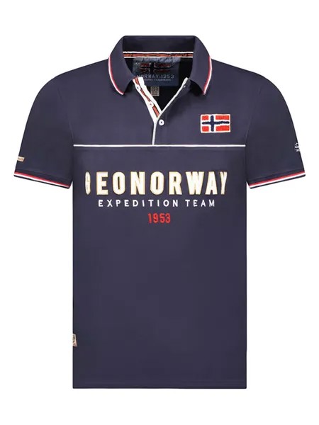 Футболка поло Geographical Norway, темно-синий