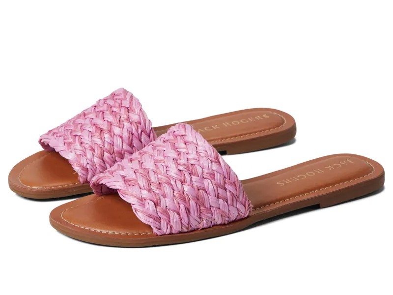 Сандалии Jack Rogers, Sabrina Slide Woven Rattan