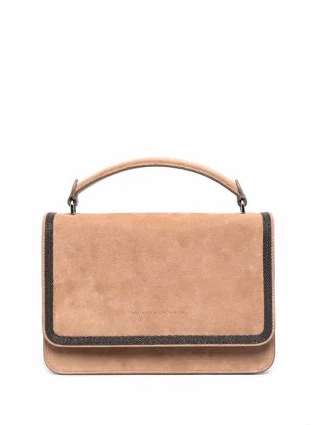 Brunello Cucinelli сумка-тоут с декором Monili