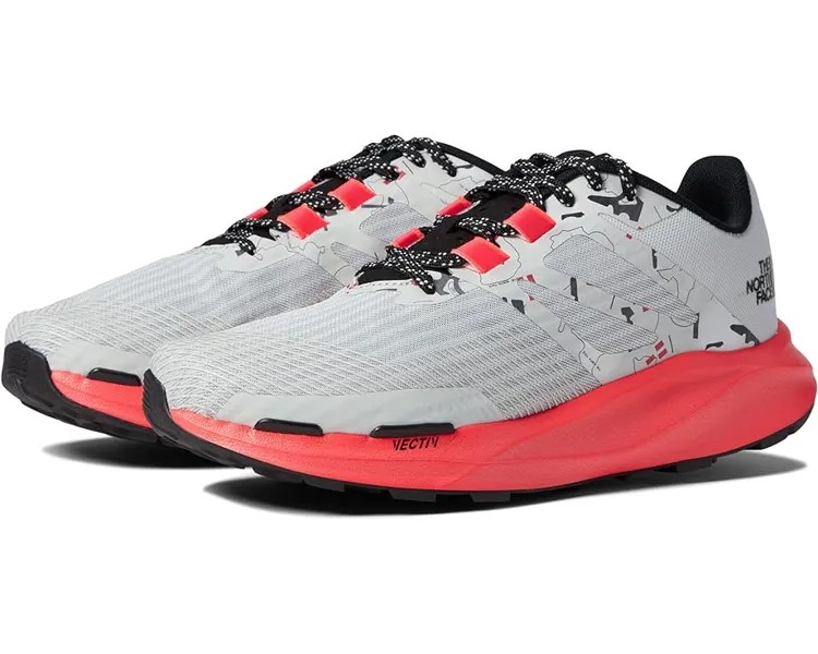 Кроссовки The North Face Vectiv Eminus, цвет TNF White Trail Marker Print/Brilliant Coral