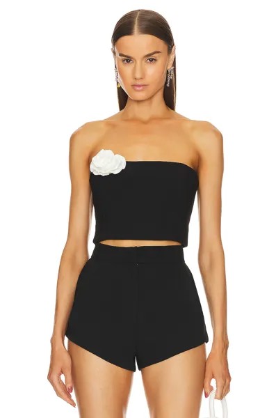 Топ Amanda Uprichard X Revolve Mandy Rose, цвет Black & Ivory Rose