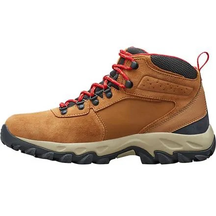 Широкие походные ботинки Newton Ridge Plus II Suede WP мужские Columbia, цвет Elk/Mountain Red