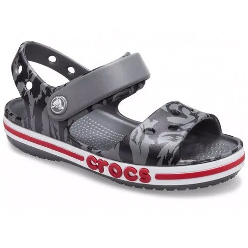 Сандалии CROCS 206262-0DA для мальчика, цвет серый, размер 25