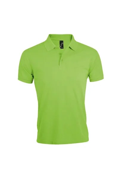 Однотонная рубашка-поло с короткими рукавами Prime Pique SOL'S, зеленый