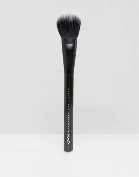 Кисть для пудры с двумя видами щетины NYX Professional Makeup-Бесцветный