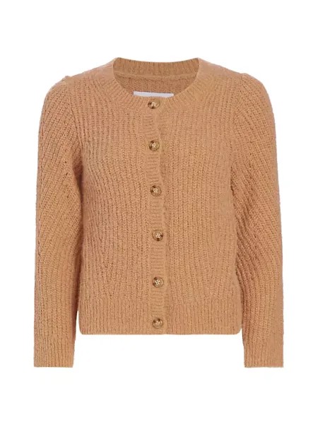 Кардиган Cosmo из смеси альпаки Derek Lam 10 Crosby, цвет camel