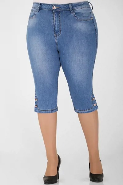 Бриджи женские AlmondShop М-12 759.С1 синие 56 RU