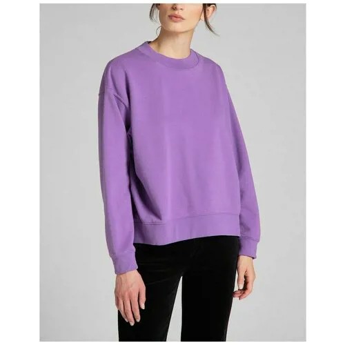 Свитшот LEE WESTERN SWEATSHIRT L53DTXTI женский, цвет фиолетовый, размер S