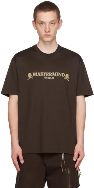 Коричневая футболка Brilliant Темная MASTERMIND WORLD