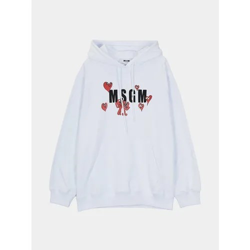 Худи MSGM, размер L, белый