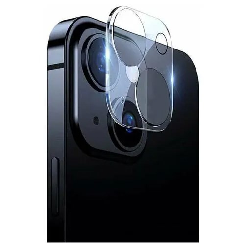 Противоударное стекло для защиты задней камеры Apple iPhone 13 и iPhone 13 mini / Защитное стекло на камеру Эпл Айфон 13 и Айфон 13 мини (Прозрачный)