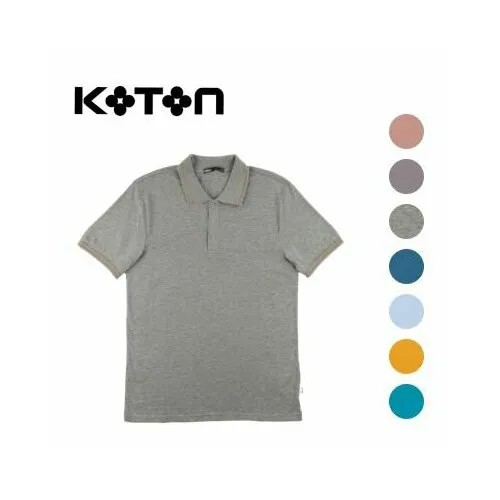 Поло KOTON, размер L, серый