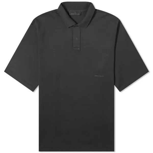 Поло Stone Island Ghost Polo Shirt, черный