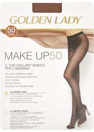 Колготки Golden Lady Make Up 50 den, размер 2-S, daino (бежевый)
