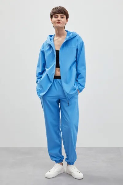 Спортивные брюки женские Finn Flare FBD110214 голубые L