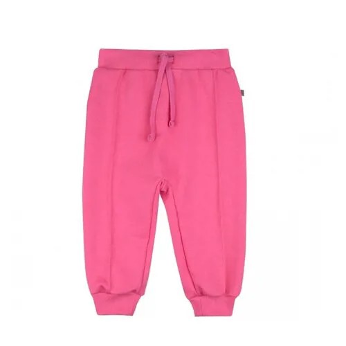 Хлопковые спортивные брюки 473В21-461 Розовый 98