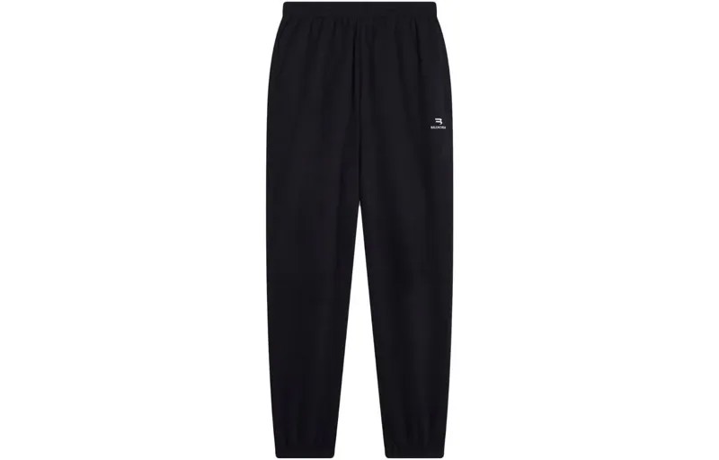 Balenciaga Мужские трикотажные спортивные штаны, цвет Black