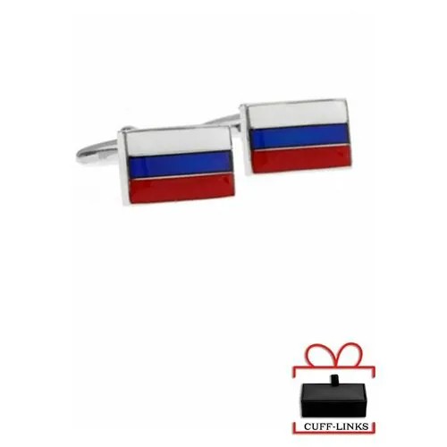 Запонки , красный, синий