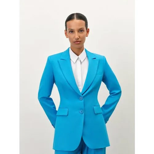 Пиджак ANNA PEKUN, размер S, голубой