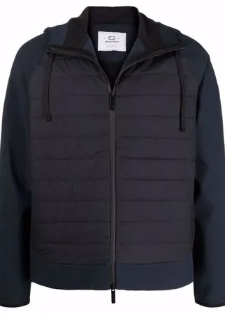 Woolrich куртка с дутыми вставками и капюшоном