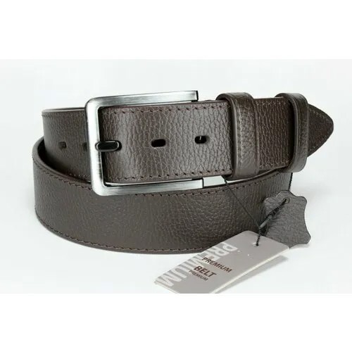 Ремень PREMIUM BELT, размер 125, коричневый