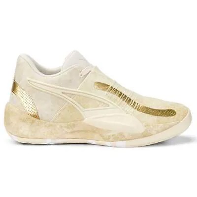 Puma Rise Nitro Nephrite Баскетбольные мужские белые кроссовки Спортивная обувь 37827901