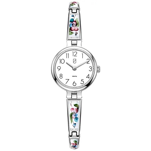 Наручные часы Flora Часы наручные Flora 1704B1B1-18, серебряный