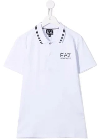 Emporio Armani Kids рубашка поло с короткими рукавами и логотипом
