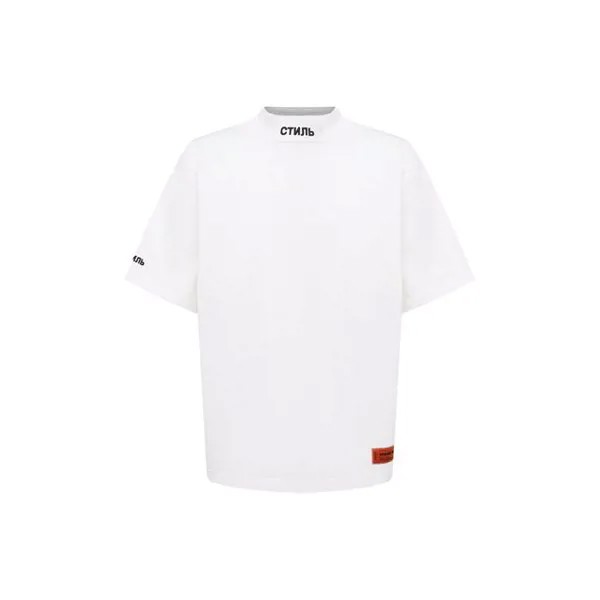 Хлопковая футболка Heron Preston