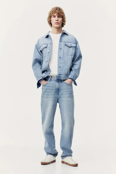 Свободные джинсы H&M, синий