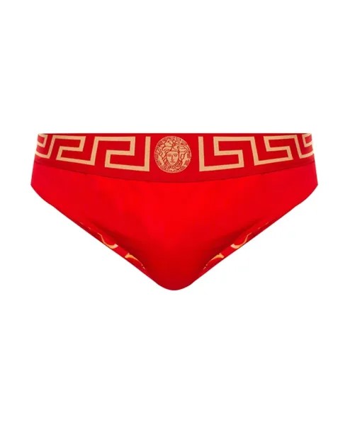 Плавки с логотипом Versace, красный