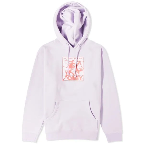 Худи Obey Come Play With Us, цвет Lavender