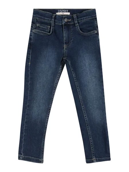 Джинсы узкого кроя Esprit, темно-синий
