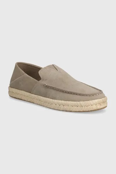 Замшевые эспадрильи Alonso Loafer Rope Toms, бежевый