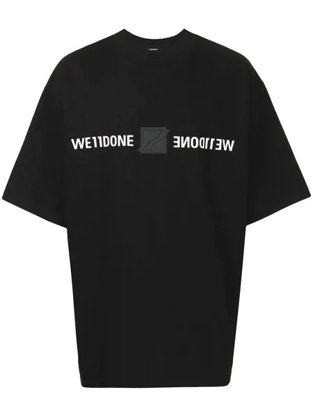 We11done футболка с логотипом