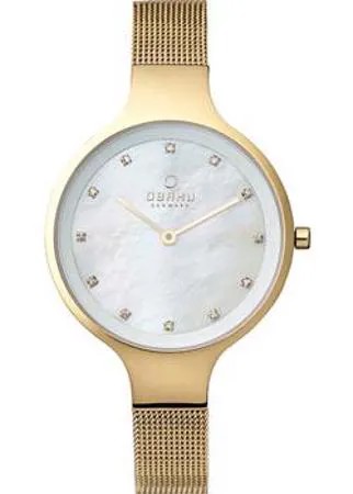 Fashion наручные  женские часы Obaku V173LXGGMG. Коллекция Mesh