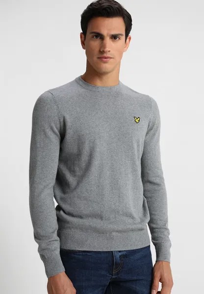 Свитер CREW NECK Lyle & Scott, темно-серый меланж